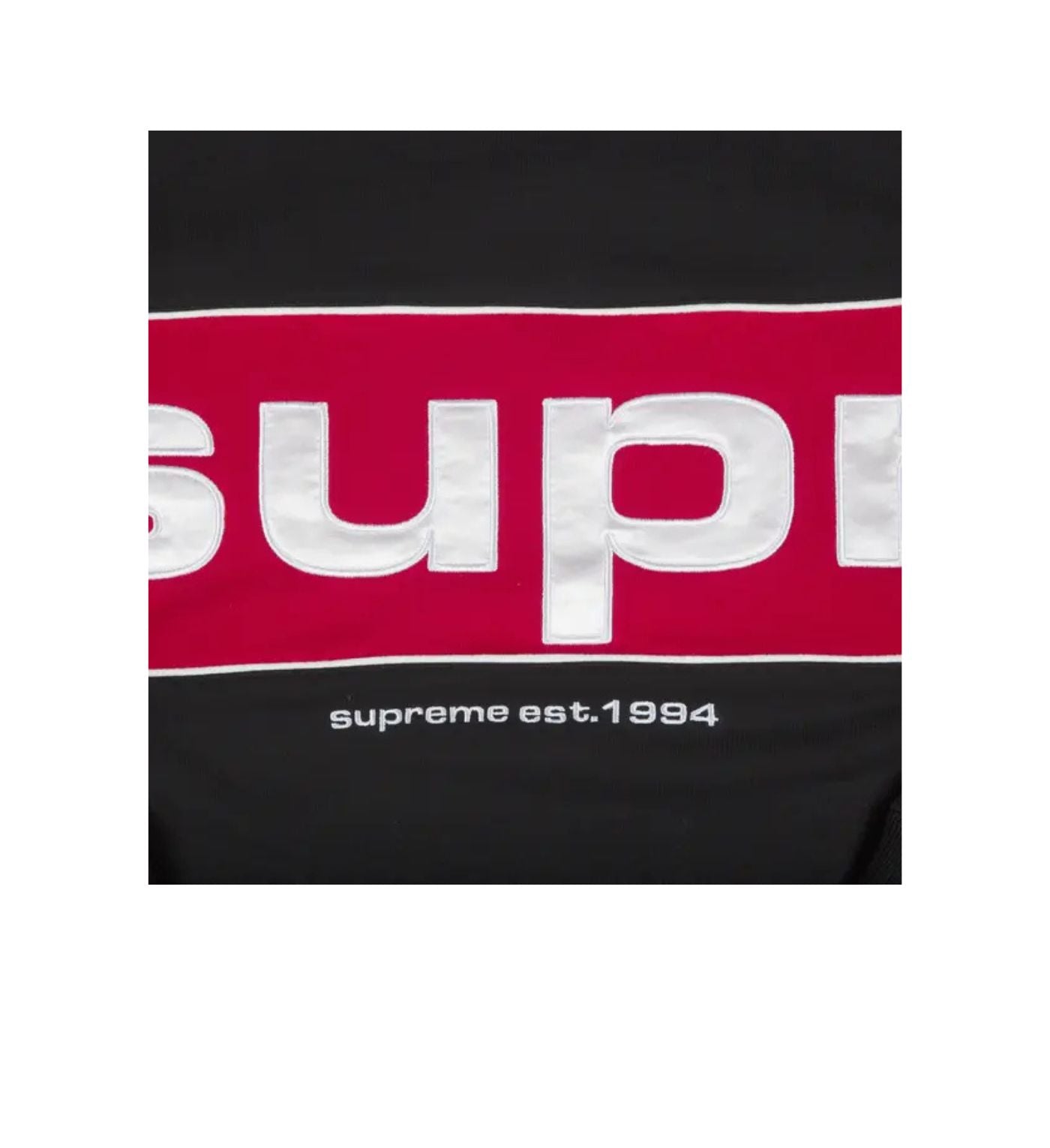 Supreme Piping Crewneck 'Black'