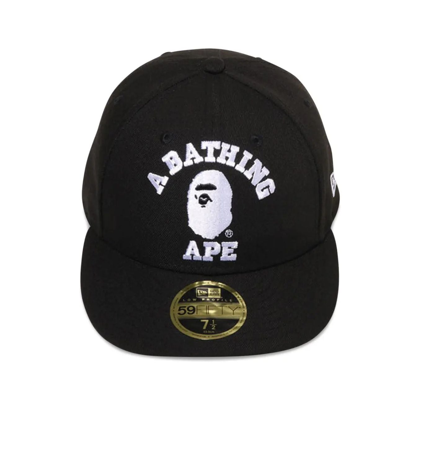 BAPE College New Era 59FIFTY Low Profile Cap 'Black'