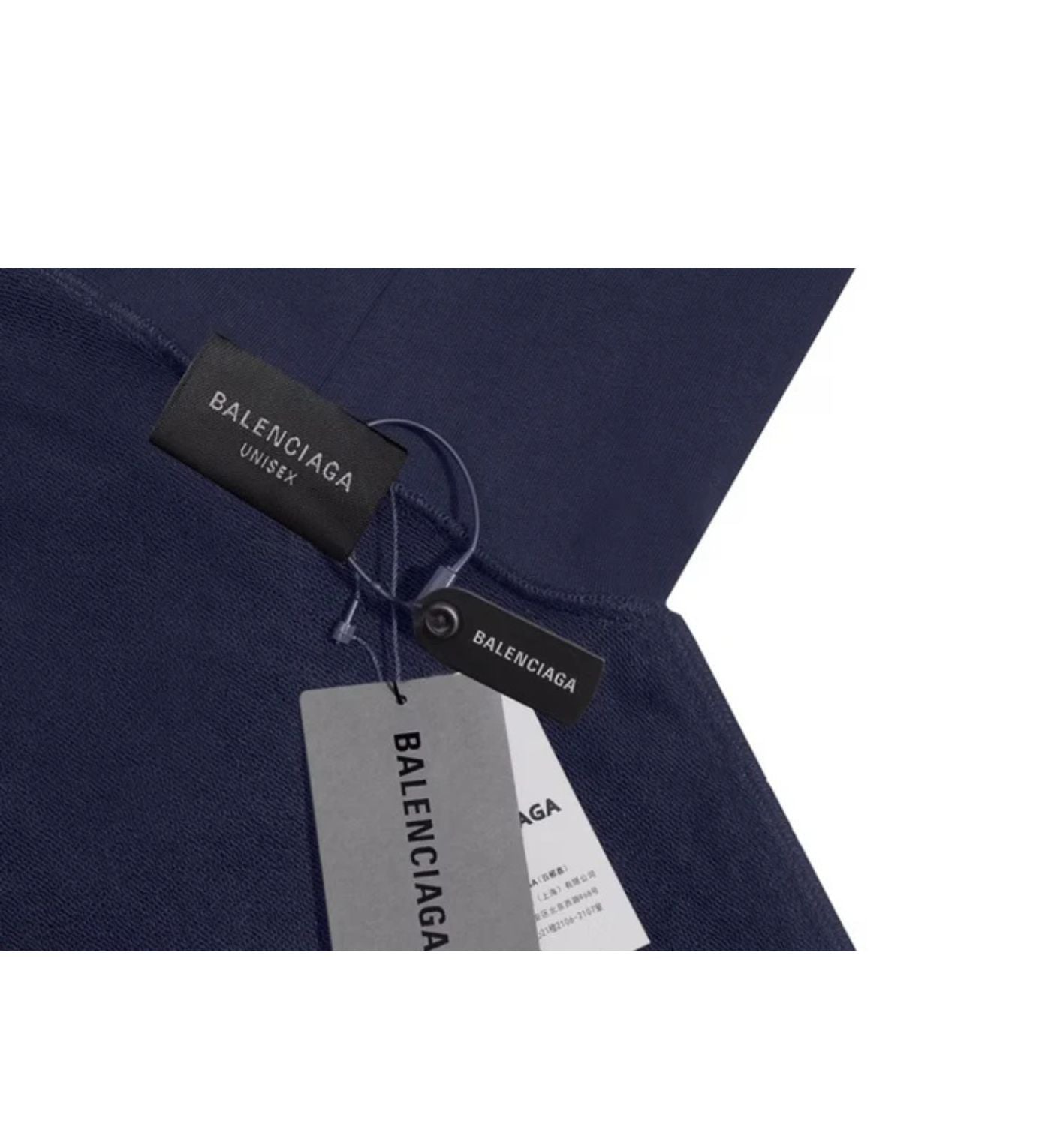 Balenciaga hoodie logo blue