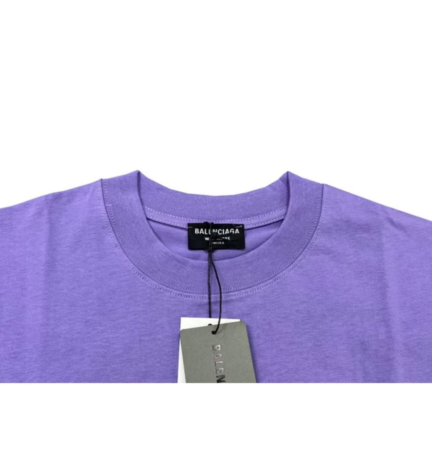 Balenciaga T-Shirt logo purple