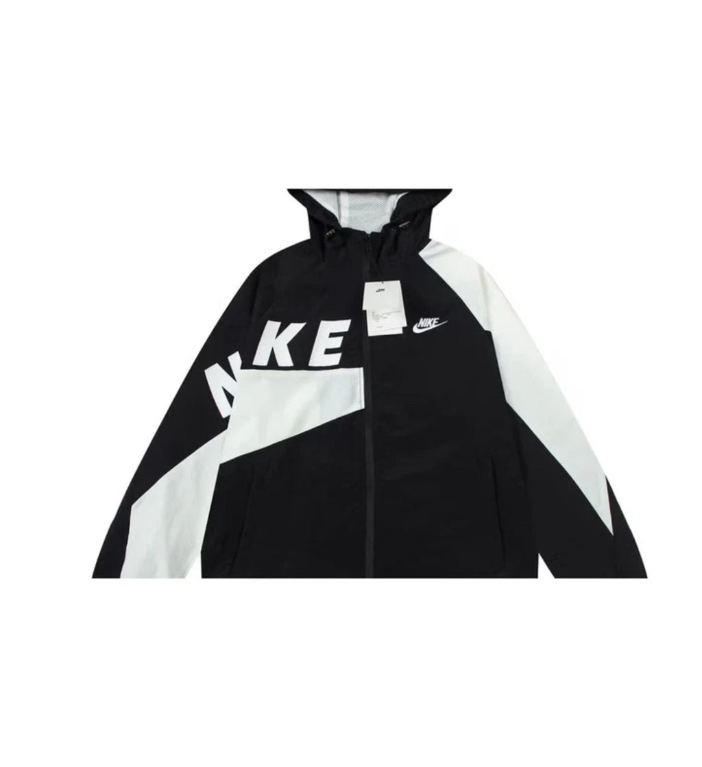Nike x Jacket swoosh logo black and Withe