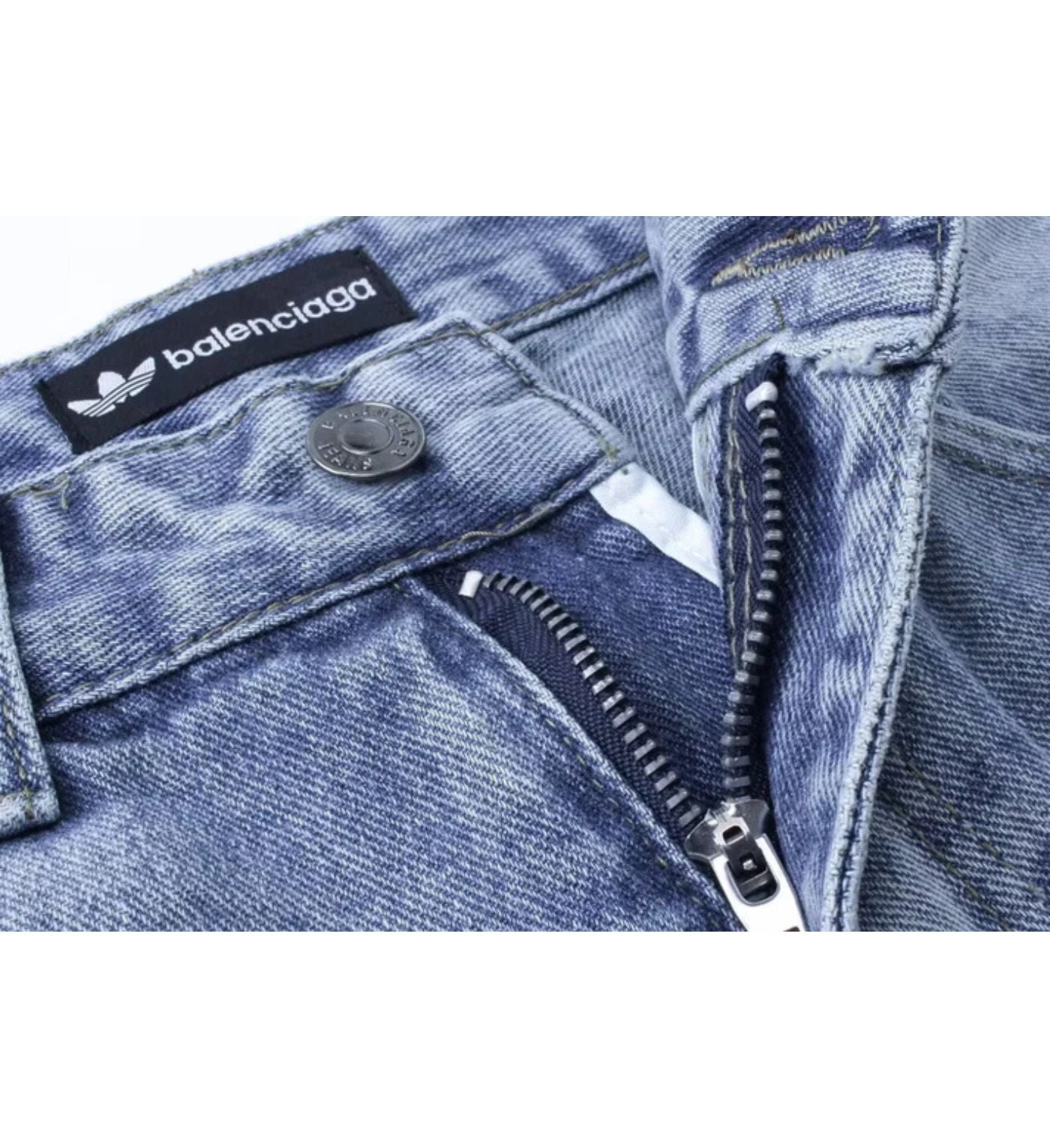 Balenciaga pants blue jeans X Adidas