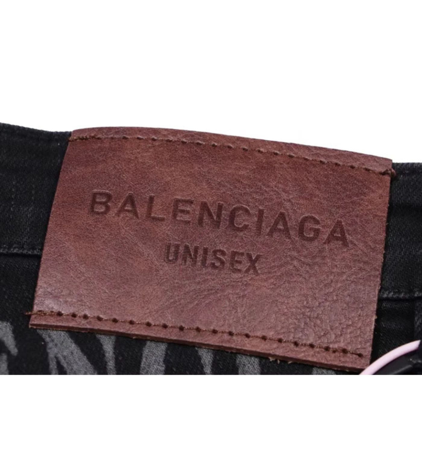 Balenciaga pants slim black logo