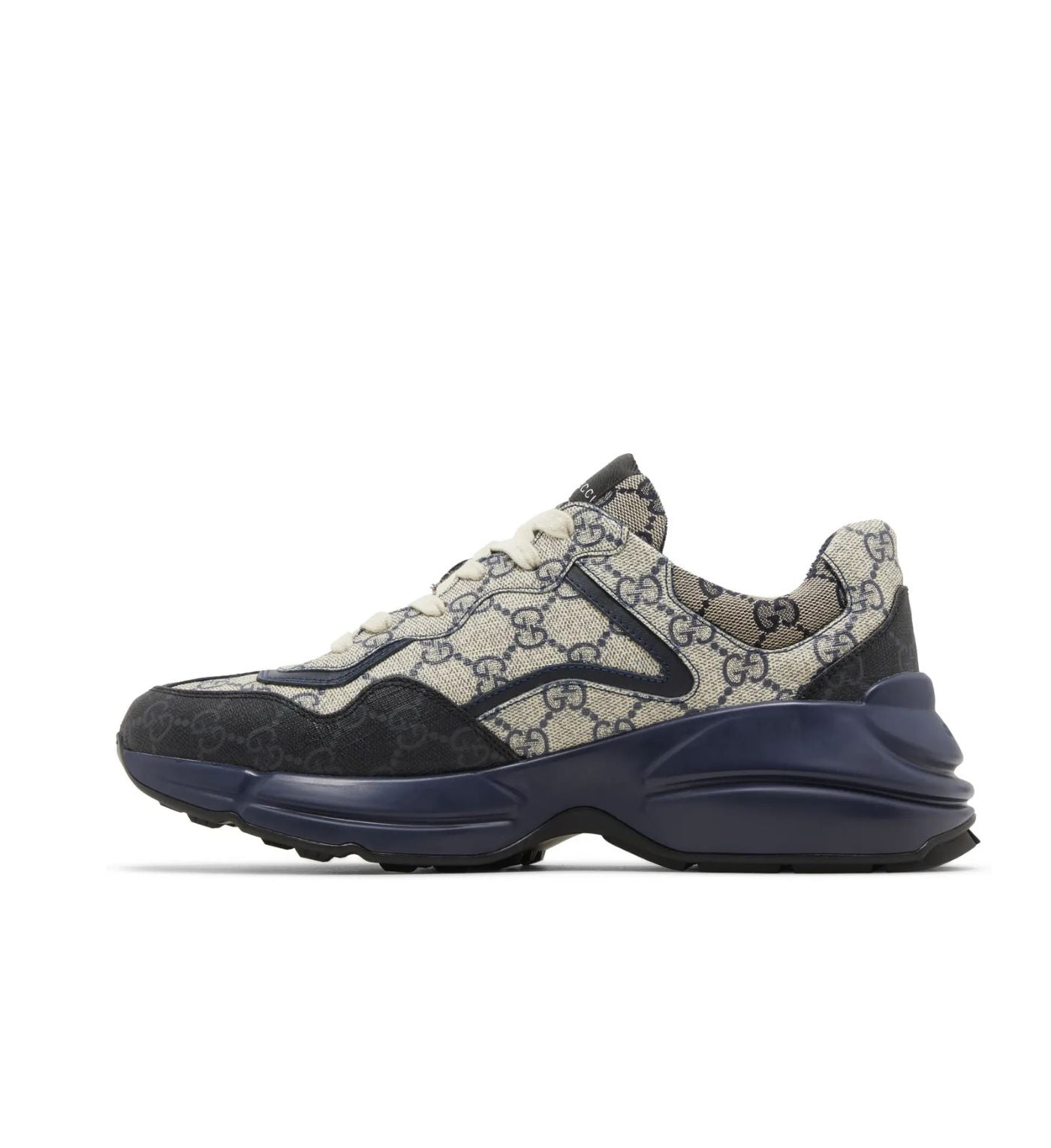 Gucci GG Rhyton 'Beige Blue Monogram'