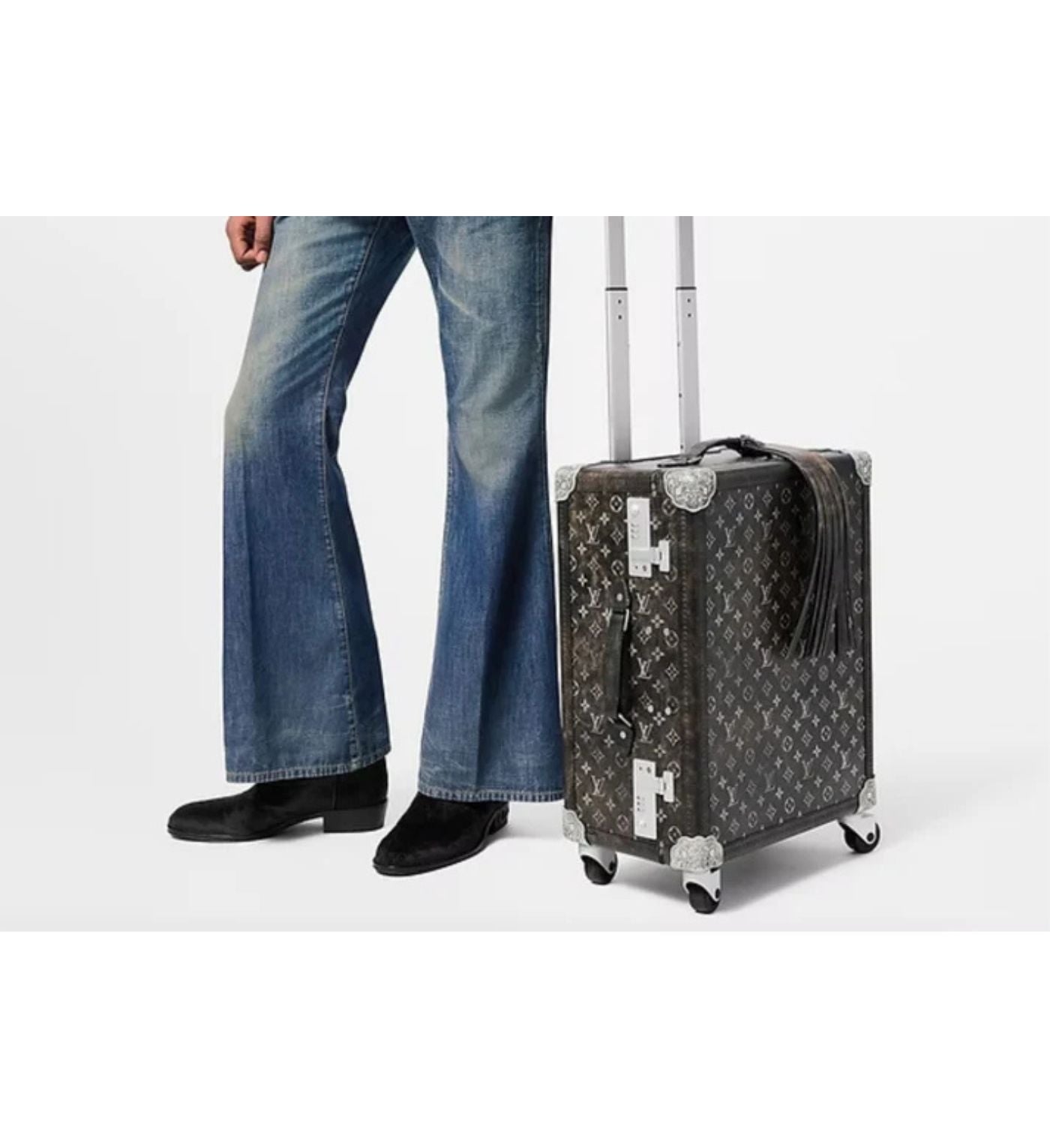 Men's FW24 Brushed Monogran leather Rolling Trunk launching “Louis vuitton bag”