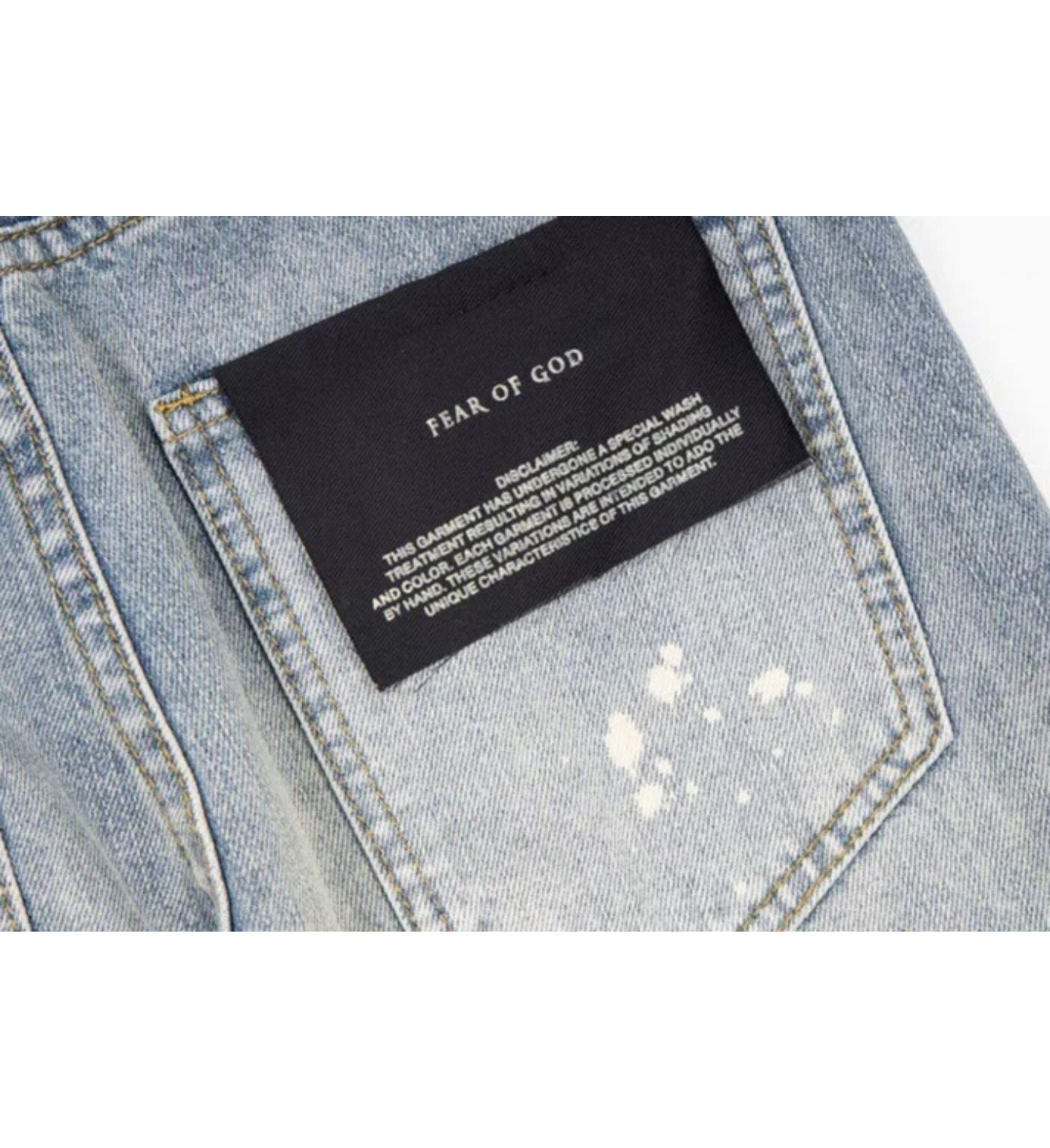 Fear of god pants jeans clean