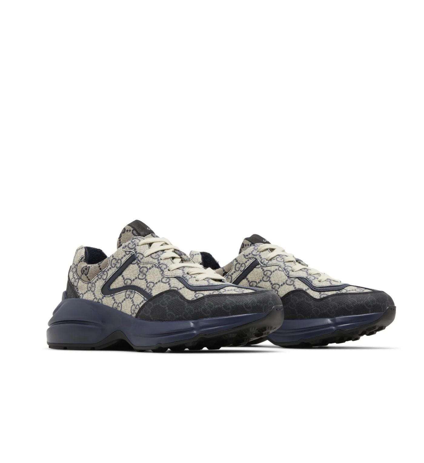 Gucci GG Rhyton 'Beige Blue Monogram'