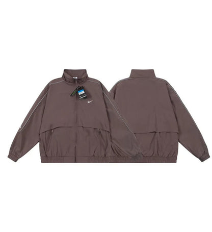 Nike jacket brown and black rain