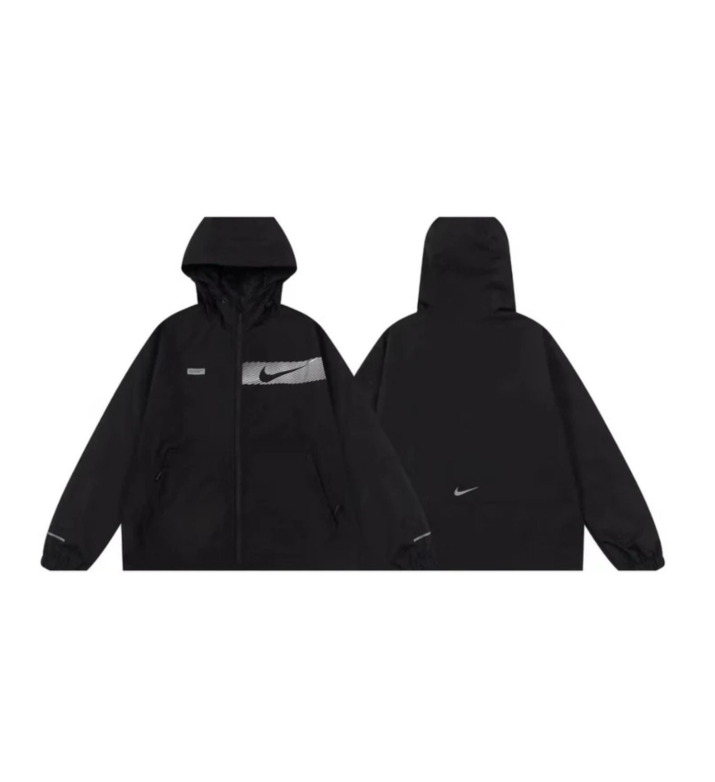 Nike jacket swoosh logo black
