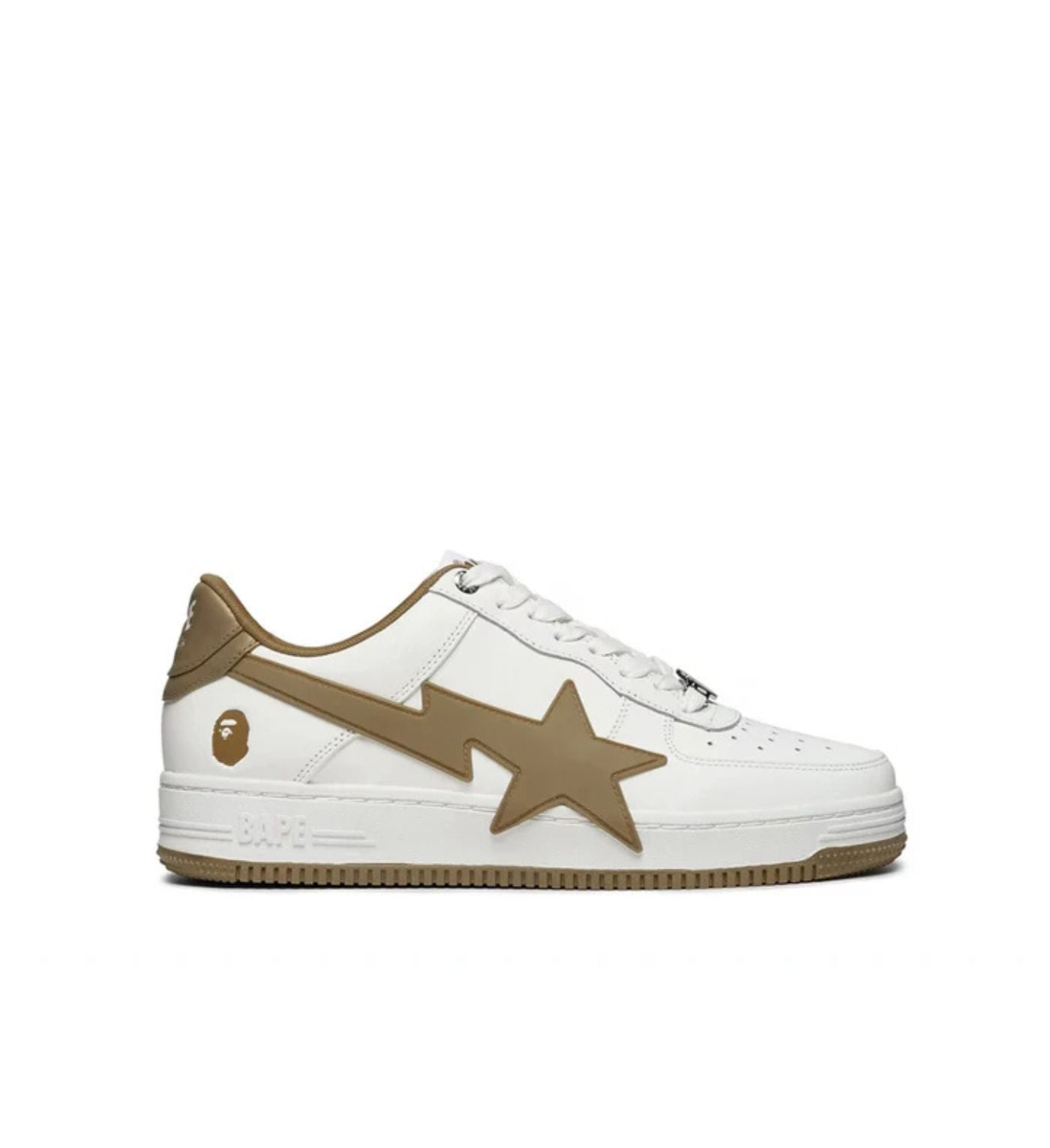 A Bathing Ape Bape Sta OS #2 White Beige