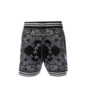 AMIRI Bandana Crochet Basketball Shorts Black