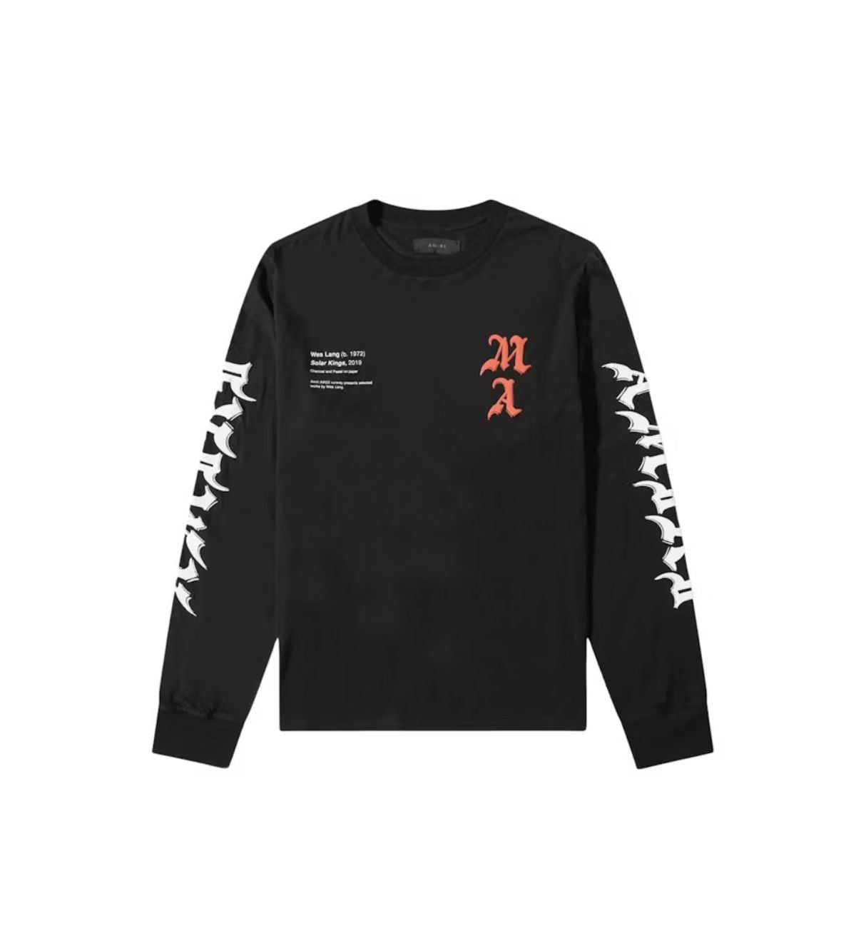 AMIRI x Wes Lang Solar Kings L/S Tee Black
