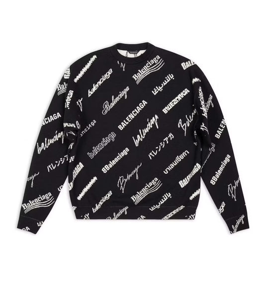Balenciaga Crewneck'Black/ White'