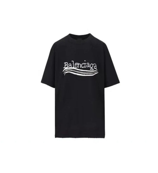 Balenciaga Hand Drawn Political Campaing Tee Black