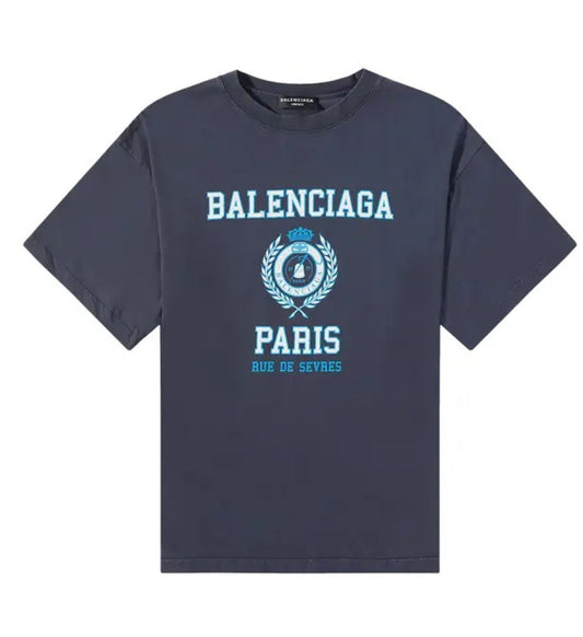 Balenciaga T-Shirt 'Marine Blue'