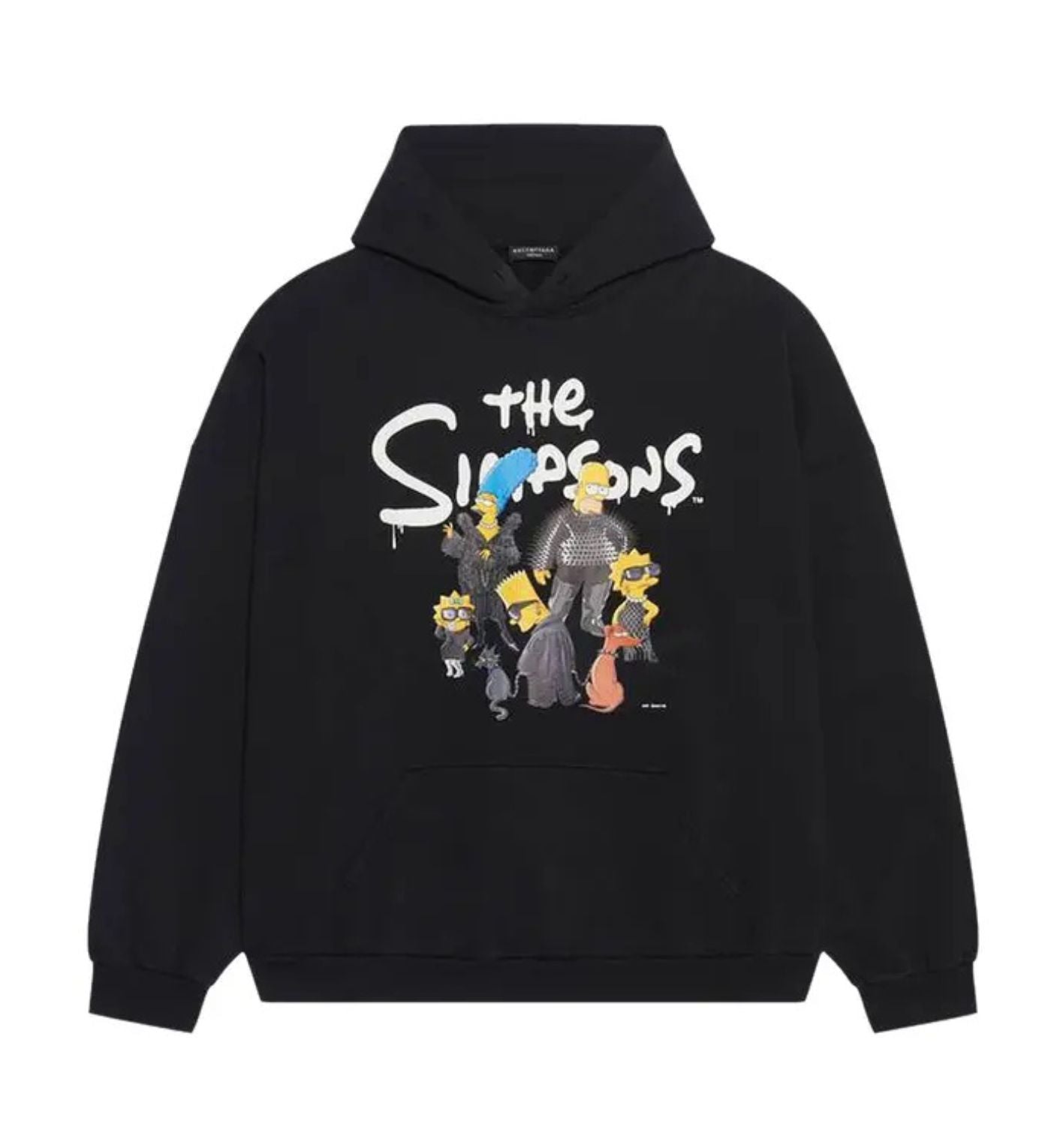 Balenciaga Wide Fit Hoodie 'Black'
