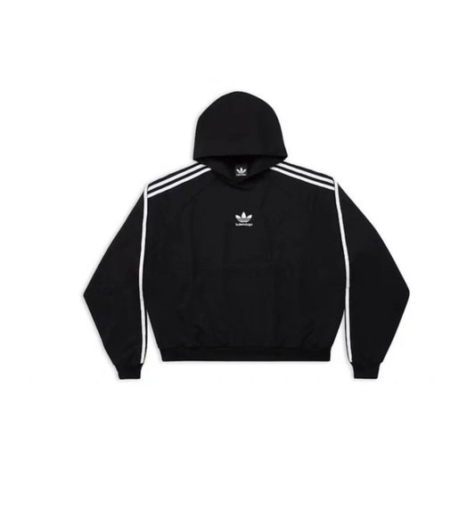 Balenciaga x adidas Hoodie Large Fit Black