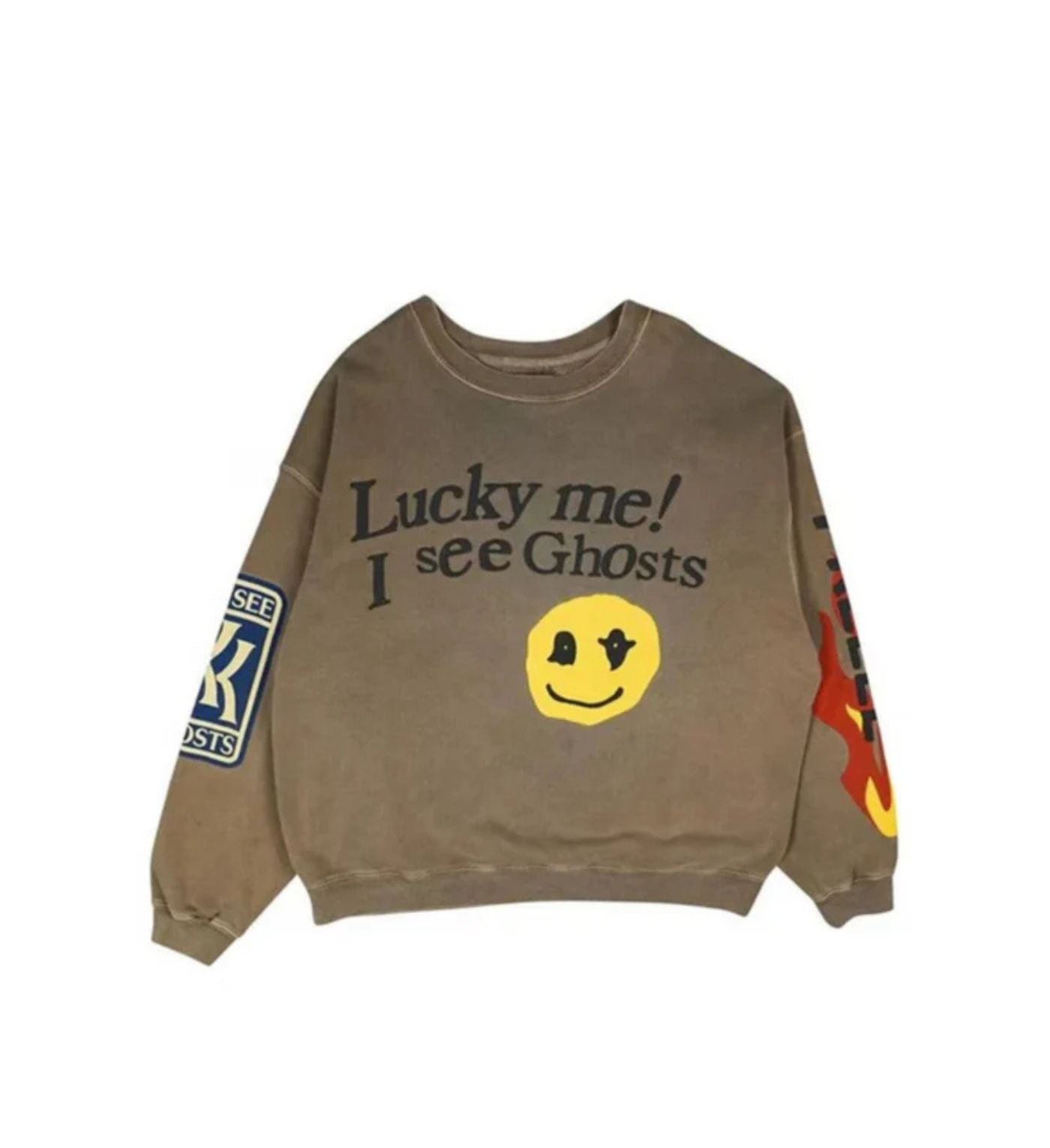 Cactus Plant Flea Market Kids See Ghosts Lucky Me Crewneck Swe...