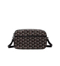 Goyard Cap Vert Crossbody Goyardine Black