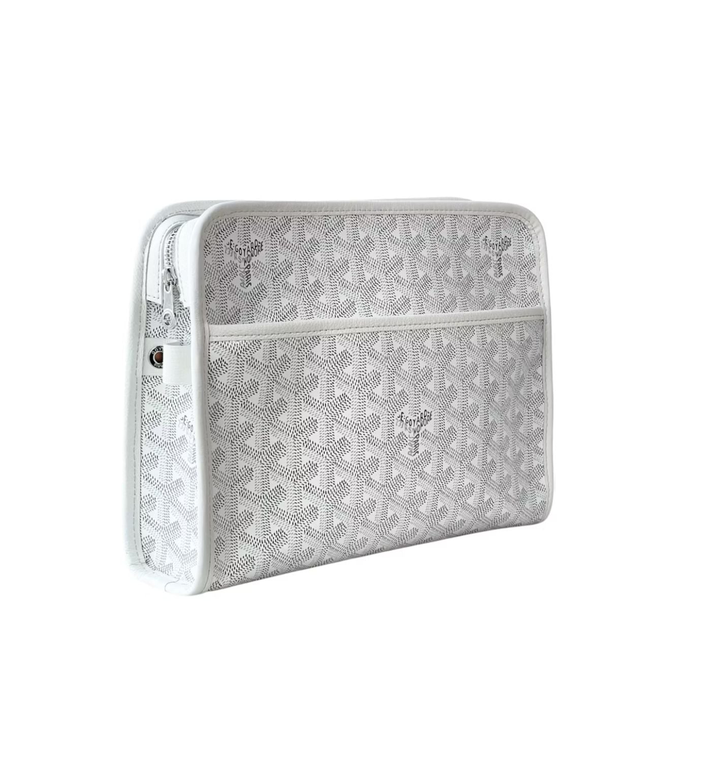 Goyard Jouvence Toiletry Bag PM White