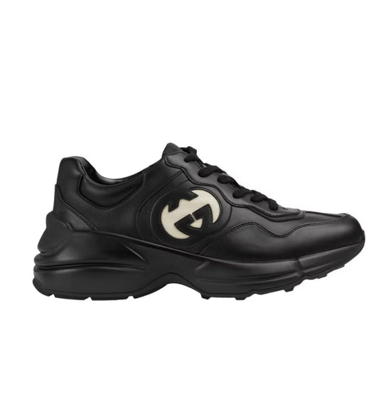 Gucci Wmns Rhyton Sneaker 'Black Ivory'