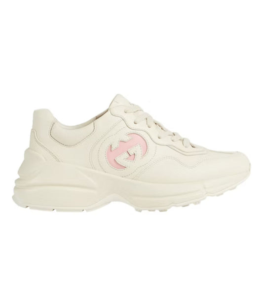 Gucci Wmns Rhyton Sneaker 'Ivory Wild Rose'