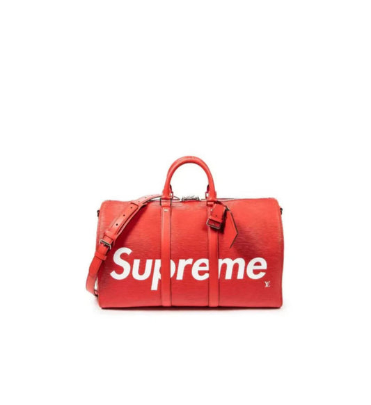 Louis Vuitton x Supreme Keepall Bandouliere 45 Travel Bag 2017 pre-owned