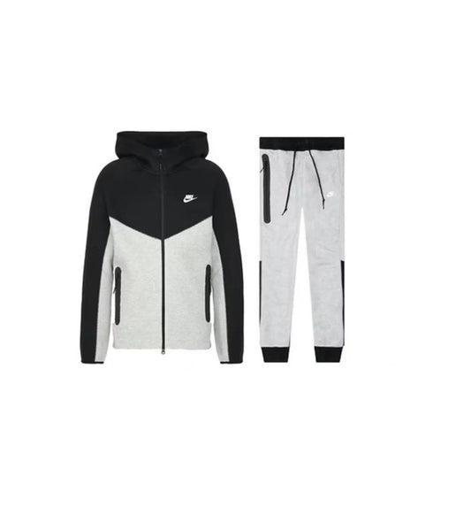 Nike Sportswear Tech Fleece Windrunner Full Zip Hoodie & Joggers Set Dark Grey H