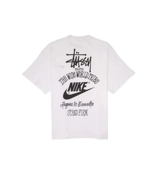 Nike x Stussy The Wide World Tribe T-Shirt White