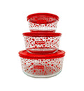 Supreme Pyrex Bowls (Set of 3) Red