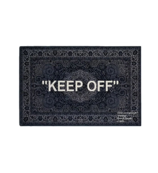Virgil Abloh x IKEA "KEEP OFF" Rug 200x300 CM Grey/White