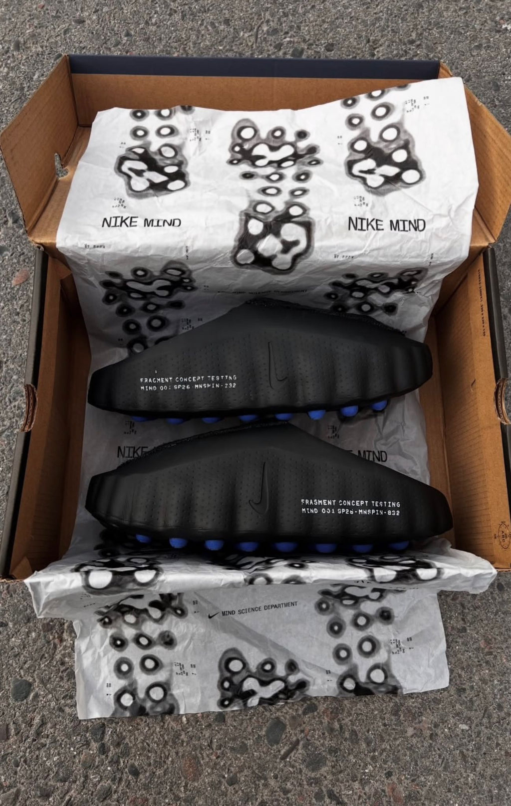 Fragment Design x Nike Mind 001 'Black'