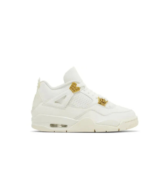 Wmns Air Jordan 4 Retro 'Metallic Gold'